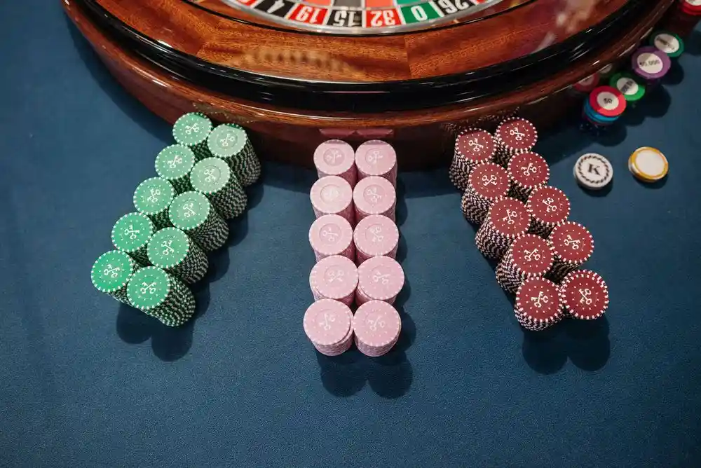 Jetons et roulette